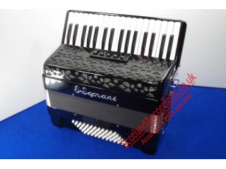 E.Soprani34 key 72 bass black piano accordion